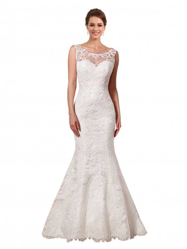 Sweetheart Chapel Train Long Lace Ivory Sleeveless Sexy Wedding Dress Victoria