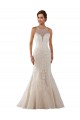 Sweetheart Chapel Train Lace Ivory Sleeveless Bridal Gown Victoria