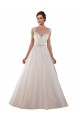 Sweetheart Chapel Train Tulle & Lace Ivory Ball Gown Sleeveless Wedding Dress Victoria