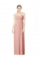 Sweetheart Long Soft Chiffon Bliss Pink Sleeveless Bridesmaid Dress Victoria