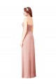 Sweetheart Long Soft Chiffon Bliss Pink Sleeveless Bridesmaid Dress Victoria