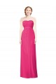 Strapless Long Soft Chiffon Azalea Sleeveless Bridesmaid Dress Victoria