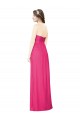Strapless Long Soft Chiffon Azalea Sleeveless Bridesmaid Dress Victoria