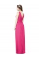 V-Neck Long Soft Chiffon Azalea Sleeveless Bridesmaid Dress Victoria