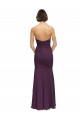 Sweetheart Long Soft Chiffon Grape Sleeveless Bridesmaid Dress Victoria