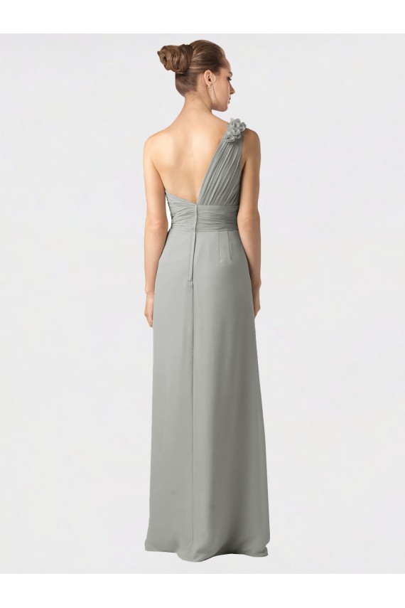 Sweetheart Long Soft Chiffon Black Sleeveless Bridesmaid Dress / Formal Dress Victoria