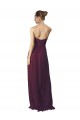 Sweetheart Long Soft Chiffon Grape Sleeveless Bridesmaid Dress / Formal Dress Victoria