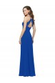 V-Neck Long Soft Chiffon Royal Blue Sleeveless Bridesmaid Dress / Formal Dress Victoria