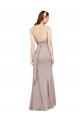 Off the Shoulder Long Soft Chiffon Black Sleeveless Prom Dress / Bridesmaid Dress Victoria