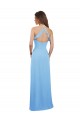 Sweetheart Long Soft Chiffon Periwinkle Sleeveless Bridesmaid Dress Victoria