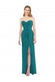 Strapless Long Soft Chiffon Hunter Sleeveless Bridesmaid Dress Victoria