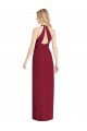 V-Neck Long Soft Chiffon Desert Rose Sleeveless Formal Evening Gown / Bridesmaid Dress Victoria