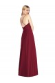 V-Neck Long Soft Chiffon Royal Blue Sleeveless Formal Dress / Bridesmaid Dress Victoria