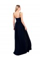 Sweetheart Long Soft Chiffon Dark Navy Sleeveless Formal Evening Gown / Bridesmaid Dress Victoria