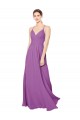 Sweetheart Long Soft Chiffon Dahlia Sleeveless Formal Dress / Bridesmaid Dress Victoria