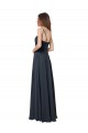 V-Neck Long Soft Chiffon Watermelon Sleeveless Bridesmaid Dress Victoria