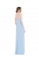 Sweetheart Long Soft Chiffon Light Sky Blue Sleeveless Formal Dress / Bridesmaid Dress Victoria