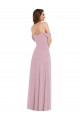 Sweetheart Long Soft Chiffon Primrose Sleeveless Black Tie Evening Gown / Bridesmaid Dress Victoria