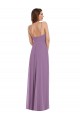 Sweetheart Long Soft Chiffon Dark Lavender Sleeveless Bridesmaid Dress / Formal Dress Victoria