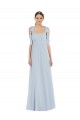 Sweetheart Long Soft Chiffon Sea Glass Sleeveless Semi Formal Evening Dress / Bridesmaid Dress Victoria
