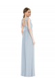 Sweetheart Long Soft Chiffon Sea Glass Sleeveless Semi Formal Evening Dress / Bridesmaid Dress Victoria