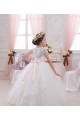 Sweetheart Long Tulle & Lace Ivory Sleeveless Flower Girl Dress Victoria