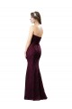 Sweetheart Long Lace Grape Sleeveless Bridesmaid Dress Victoria