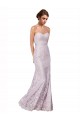Sweetheart Long Lace Sleeveless Bridesmaid Dress / Evening Dress Victoria