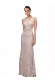 Scoop Neck Long Lace Sleeveless Prom Dress / Bridesmaid Dress Victoria