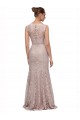 Scoop Neck Long Lace Sleeveless Prom Dress / Bridesmaid Dress Victoria