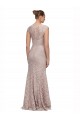 Sweetheart Long Lace Cap Sleeves Bridesmaid Dress / Formal Dress Victoria
