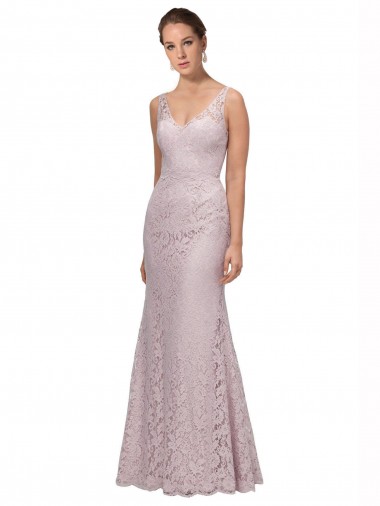 Sweetheart Long Lace Sleeveless Formal Dress / Bridesmaid Dress Victoria