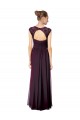 Sweetheart Long Soft Chiffon & Lace Grape Sleeveless Formal Dress / Bridesmaid Dress Victoria