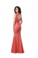 V-Neck Long Lace Mermaid Sleeveless Bridesmaid Dress Victoria