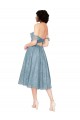 Sweetheart Knee Length Lace Sleeveless Bridesmaid Dress Victoria