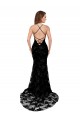 High Neck Long Lace Black Sleeveless Black Tie Evening Gown / Prom Dress / Bridesmaid Dress Victoria