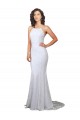 High Neck Sweep Train Lace White Sleeveless Wedding Dress Victoria