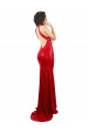 High Neck Long Sequin Red Sleeveless Formal Evening Gown / Prom Dress / Bridesmaid Dress Victoria