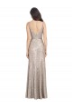 High Neck Long Sequin & Sparkling Sequin Silver Sleeveless Formal Evening Gown / Prom Dress / Bridesmaid Dress Victoria