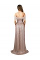 Strapless Long Sequin Champagne Sleeveless Formal Evening Gown / Prom Dress / Bridesmaid Dress Victoria