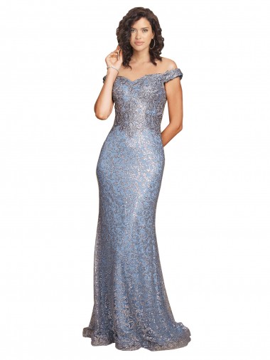 Sweetheart Long Sequin Sleeveless Formal Evening Gown / Prom Dress / Bridesmaid Dress Victoria