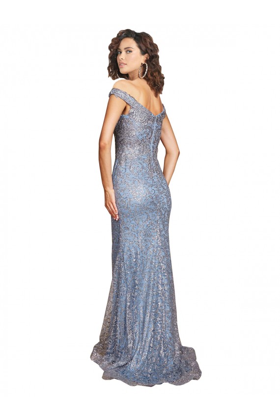 Sweetheart Long Sequin Sleeveless Formal Evening Gown / Prom Dress / Bridesmaid Dress Victoria