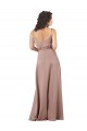 Sweetheart Long Silk like Satin Dusty Pink Sleeveless Formal Evening Gown / Bridesmaid Dress Victoria