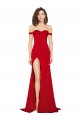 Sweetheart Long Silk like Satin Red Sleeveless Formal Evening Gown / Prom Dress / Bridesmaid Dress Victoria