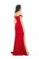 Sweetheart Long Silk like Satin Red Sleeveless Formal Evening Gown / Prom Dress / Bridesmaid Dress Victoria