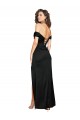 Sweetheart Long Silk like Satin Black Sleeveless Black Tie Evening Gown / Prom Dress / Bridesmaid Dress Victoria