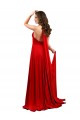 Halter Neck Long Spandex Red Sleeveless Formal Evening Gown / Prom Dress / Bridesmaid Dress Victoria