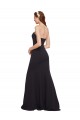 Strapless Long Stretch Crepe Dark Navy Sleeveless Formal Evening Gown / Prom Dress / Bridesmaid Dress Victoria