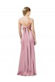 Square Neck Long Stretch Crepe Black Sleeveless Formal Evening Gown / Prom Dress / Bridesmaid Dress Victoria