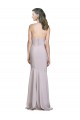 Strapless Long Stretch Crepe Arctic Lilac Sleeveless Prom Dress / Bridesmaid Dress Victoria